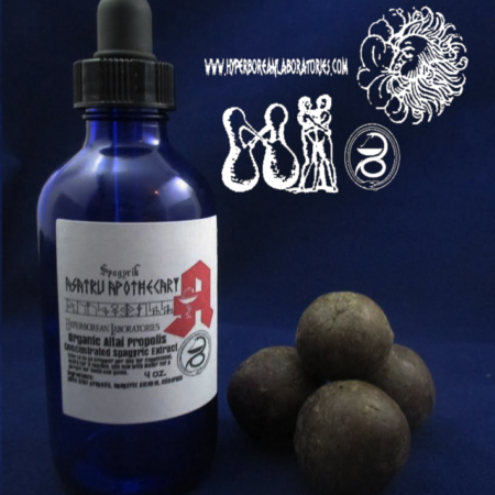 Organic Altai Propolis Concentrated Spagyric Extract (Propolisol) 4oz.