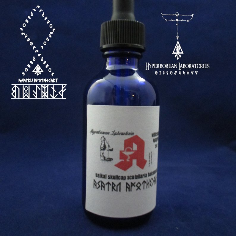 Wildcrafted Spagyric mountain Baikal Skullcap Scutellaria baicalensis Elixir (2oz.)
